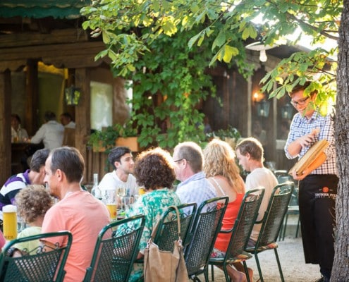 Hammerwirt in Oberalm, nahe Hallein. Unser Gastgarten ist das Highlight im Sommer.